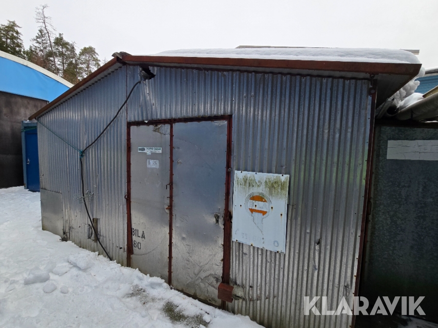 Plåtskjul 3 st Verma-Boden