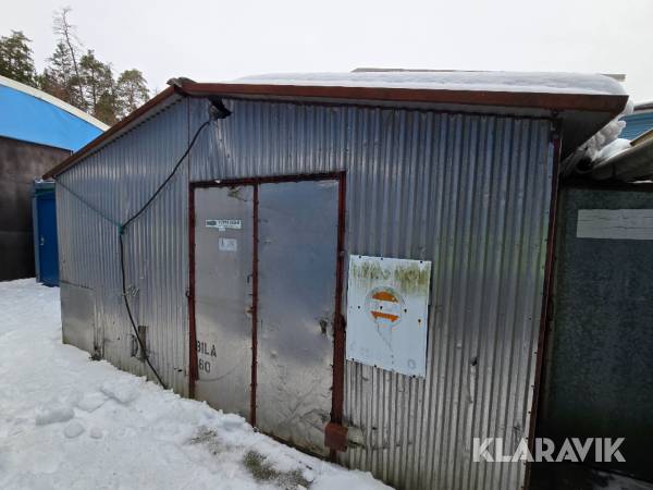 Plåtskjul 3 st Verma-Boden