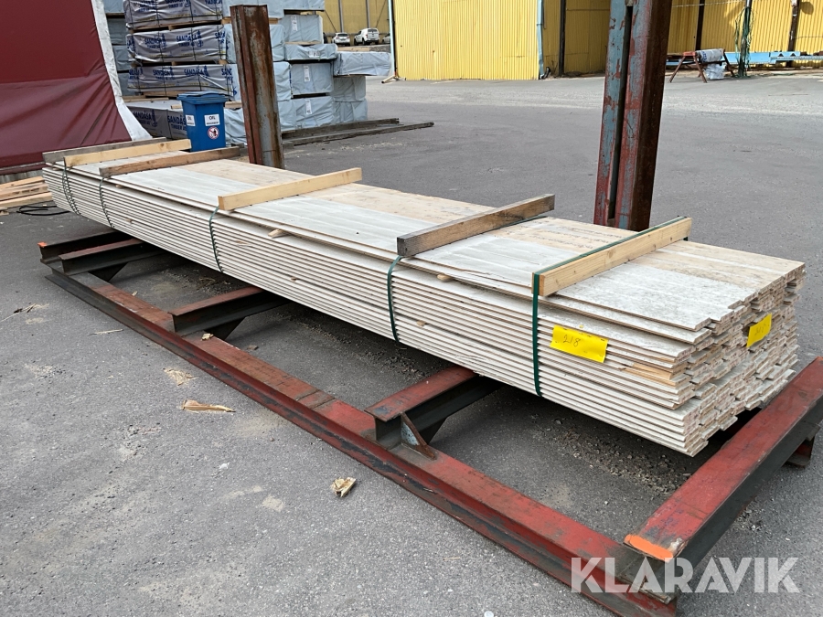 Virkespaket Målad panel 22x120 826löpmeter