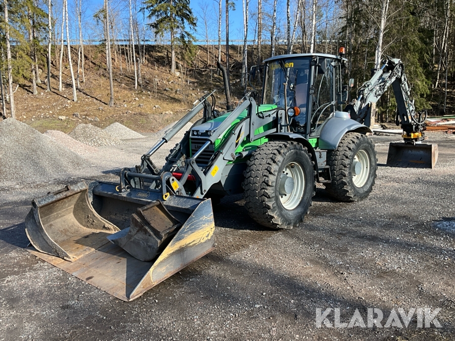 Grävlastare Lännen 8600E med Redskap