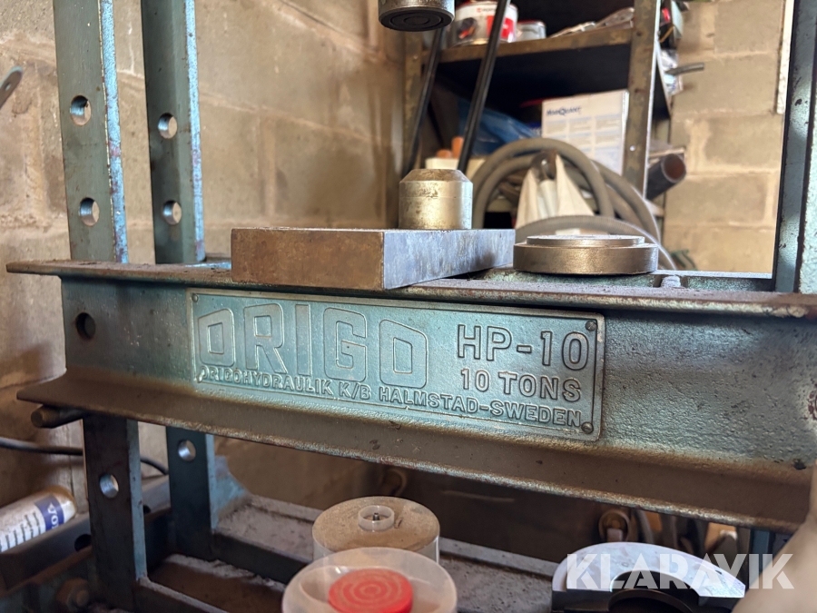 Hydraulpress Origo HP-10 10 tons