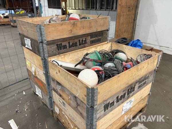 Byggbelysning Garo Ball 230V 23/21W 2 pallar