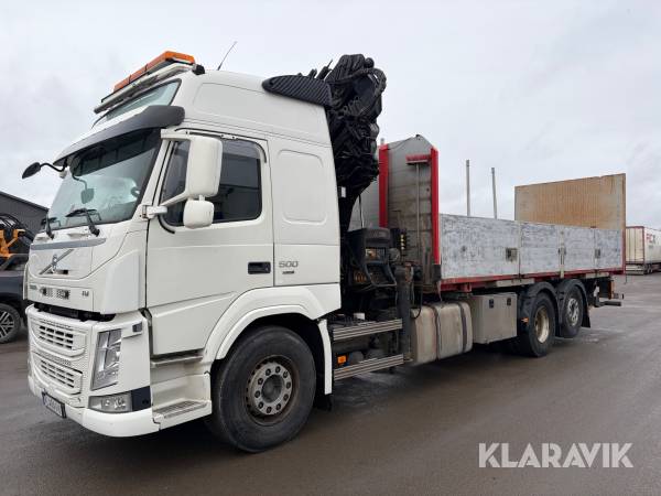 Kranbil Volvo FM 500 6 X 2 med snabblås