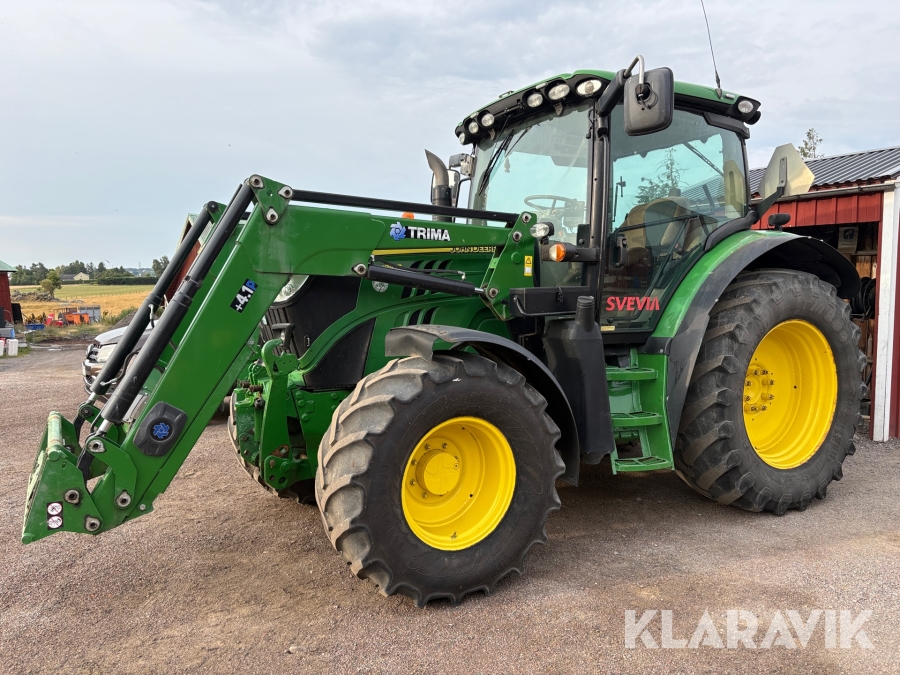 Traktor John Deere 6125R med lastare 