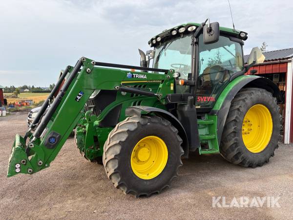 Traktor John Deere 6125R med lastare 