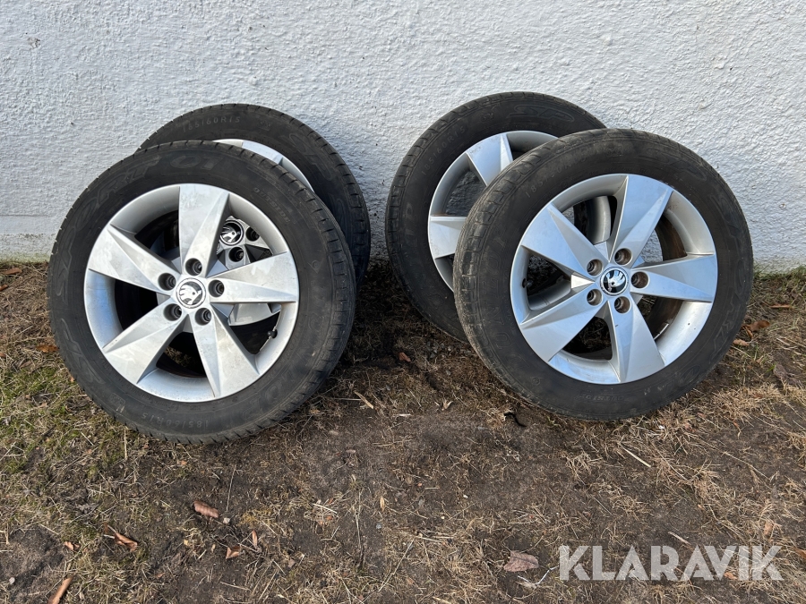 Däck med fälg Dunlop 185/60R16
