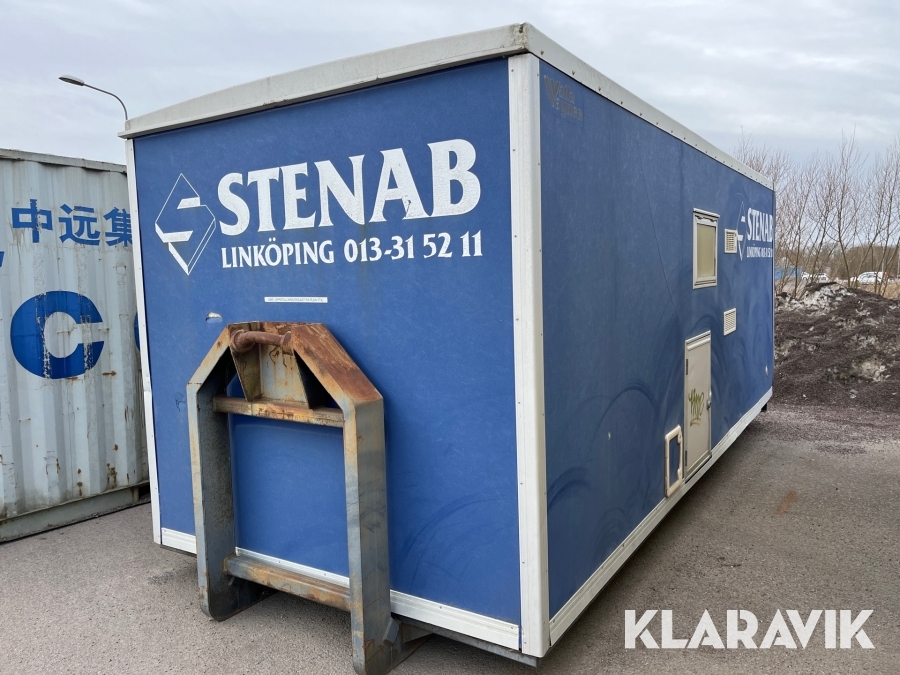 Personalbod på lastväxlarram Vallavagnen