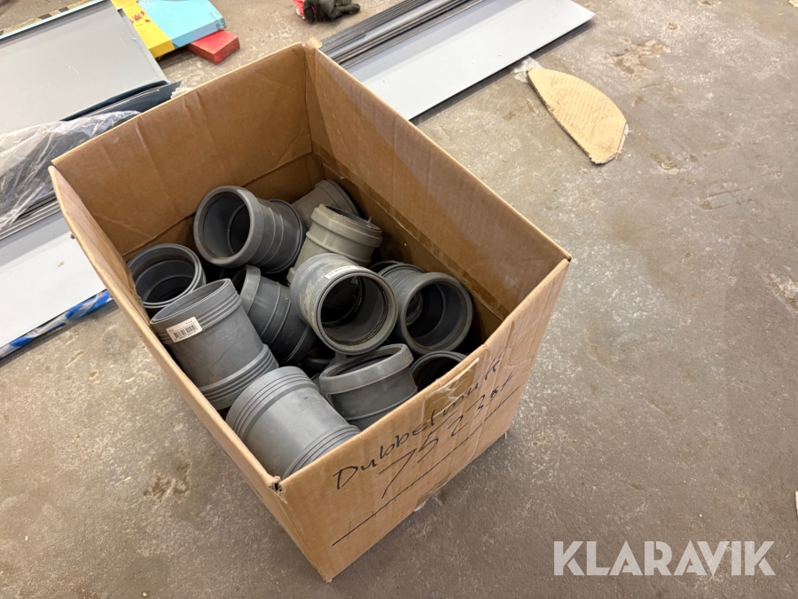 Avloppsrör Wavin Dubbelmuff