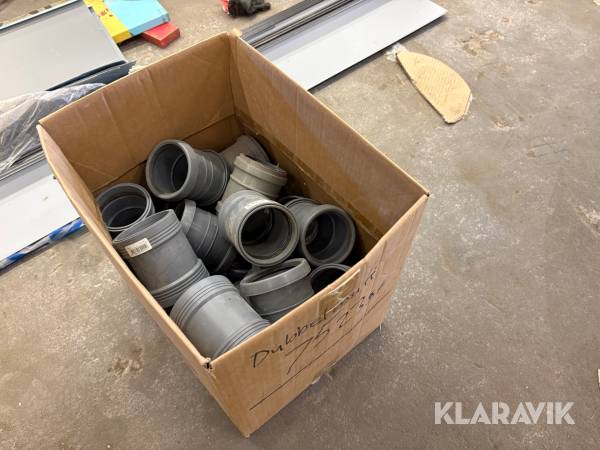 Avloppsrör Wavin Dubbelmuff