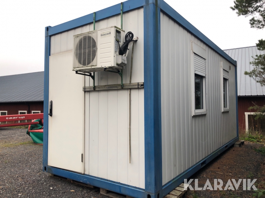 Containerbod 20fot med luftvärmepump