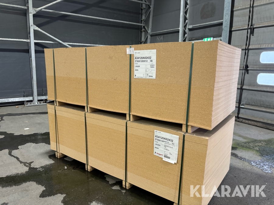 Spånskivor 12x1200x2750mm