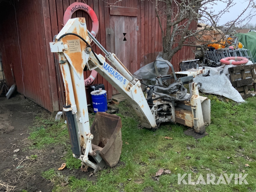 Grävaggregat till Bobcat Mara 500 S