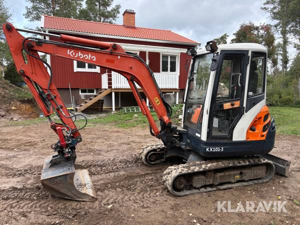 Grävmaskin Kubota KX101-3