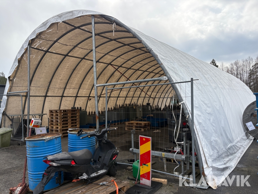 Tält / vintertält / maskinhall 18x9 m