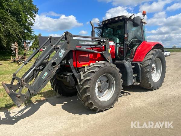 Traktor Massey Ferguson 6485 Dynashift med frontlastare