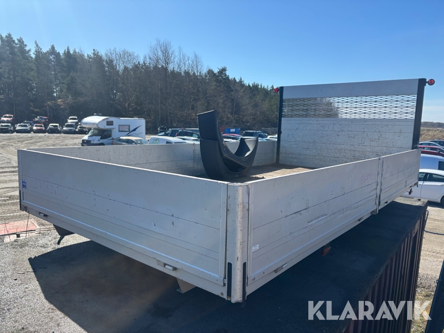 Aluminiumflak till lätt lastbil Sapa Peugeot boxer