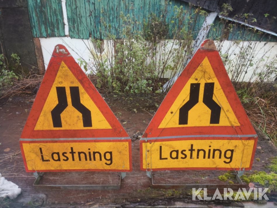 Fällbara Lastningsskyltar