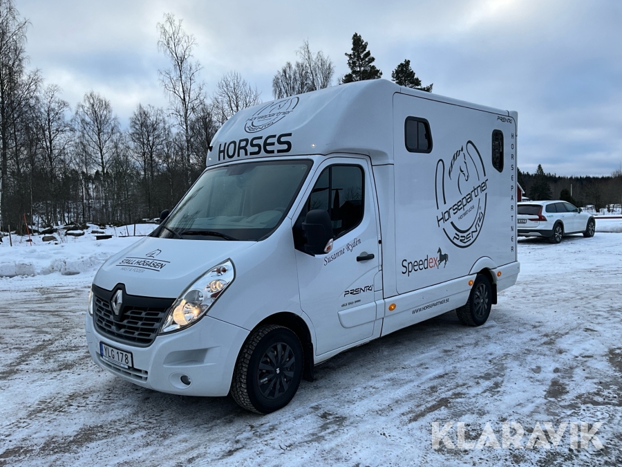  Hästtransport/Hästlastbil Renault Master 3.5T 2.3dCi