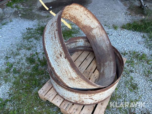 Distansringar till dubbelhjul 38” 0,3m bred 2st