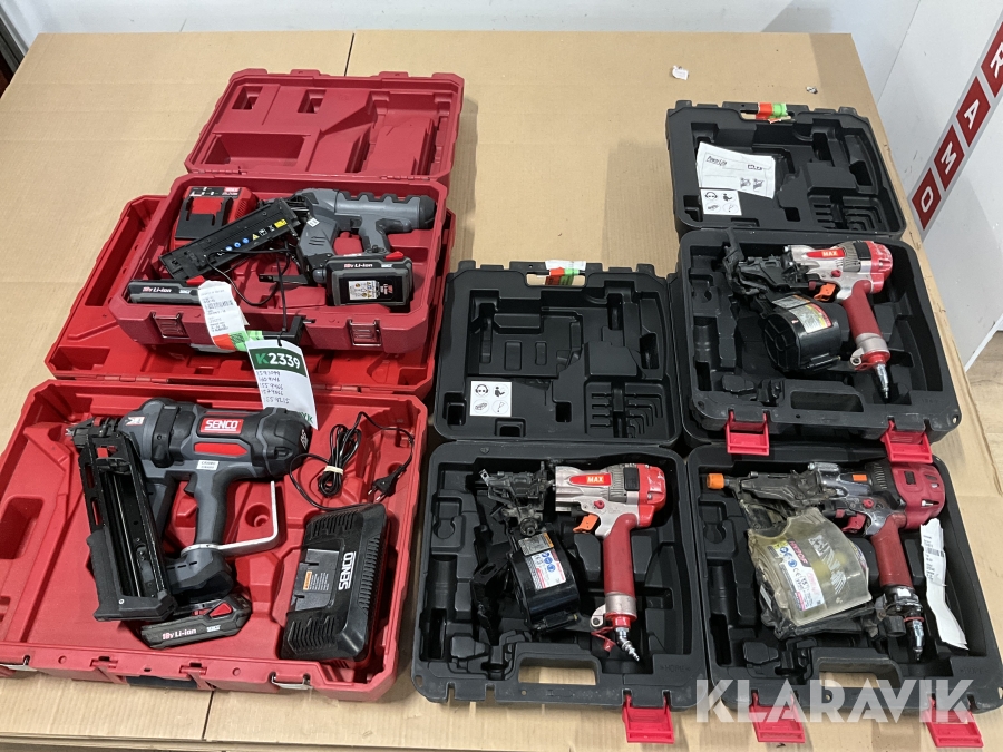 Spikpistoler 5st Senco, Max HN65J, HN90F, FN55AX, F-35XP