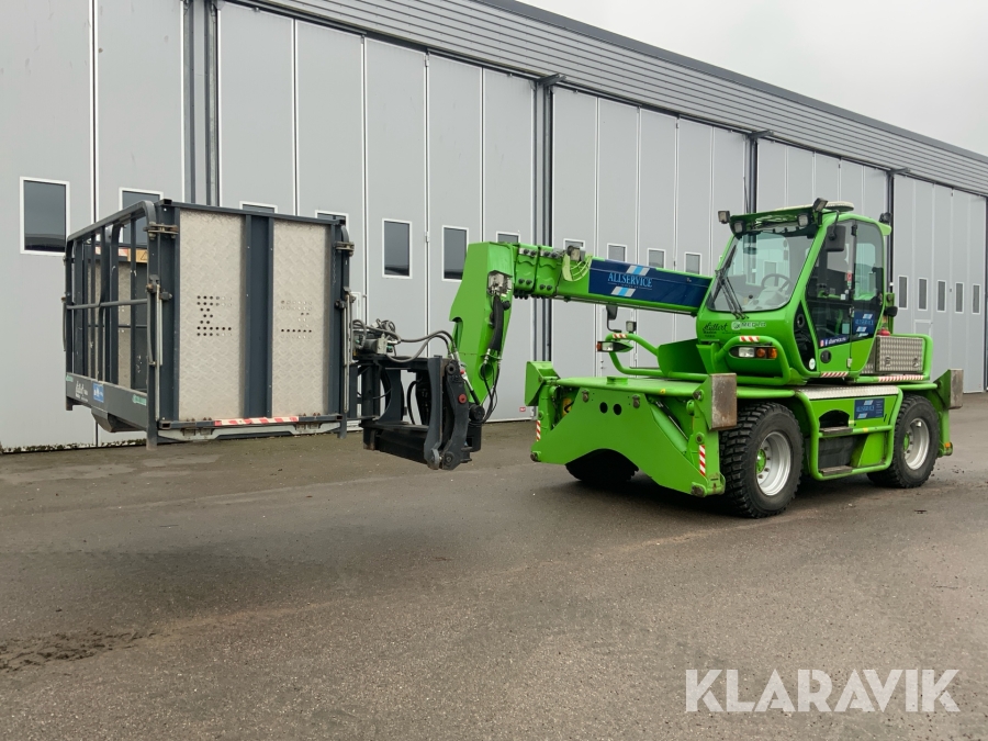 Teleskoplastare Merlo Roto 38.16 S med flera redskap