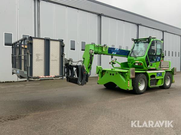 Teleskoplastare Merlo Roto 38.16 S med flera redskap