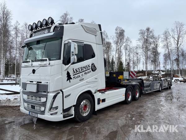 Trailerekipage Volvo FH 16 6x4 780 med ROJO skogsjumbo