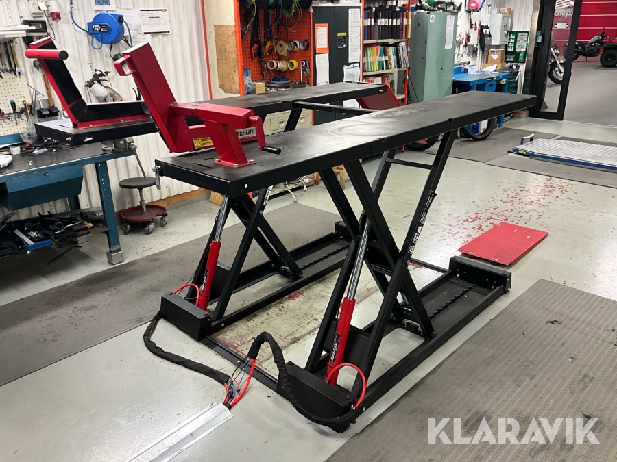 MC-lyft Bike-Lift WD-003 breddningsbar, med hjulklämma