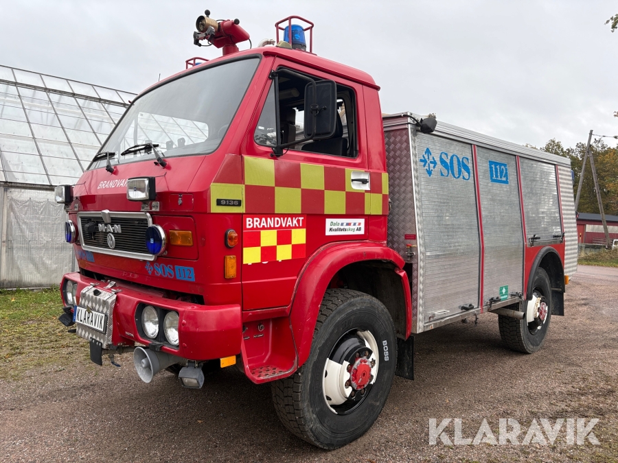 Brandbil / släckningsbil M.A.N Volkswagen 9.138