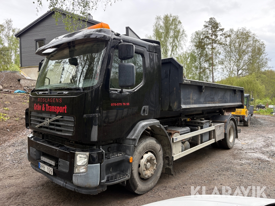 Lastväxlare Volvo FE-280 med flak