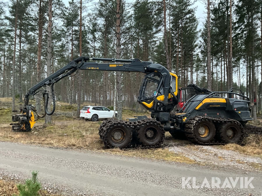 Skördare Ponsse Scorpion H6-aggregat