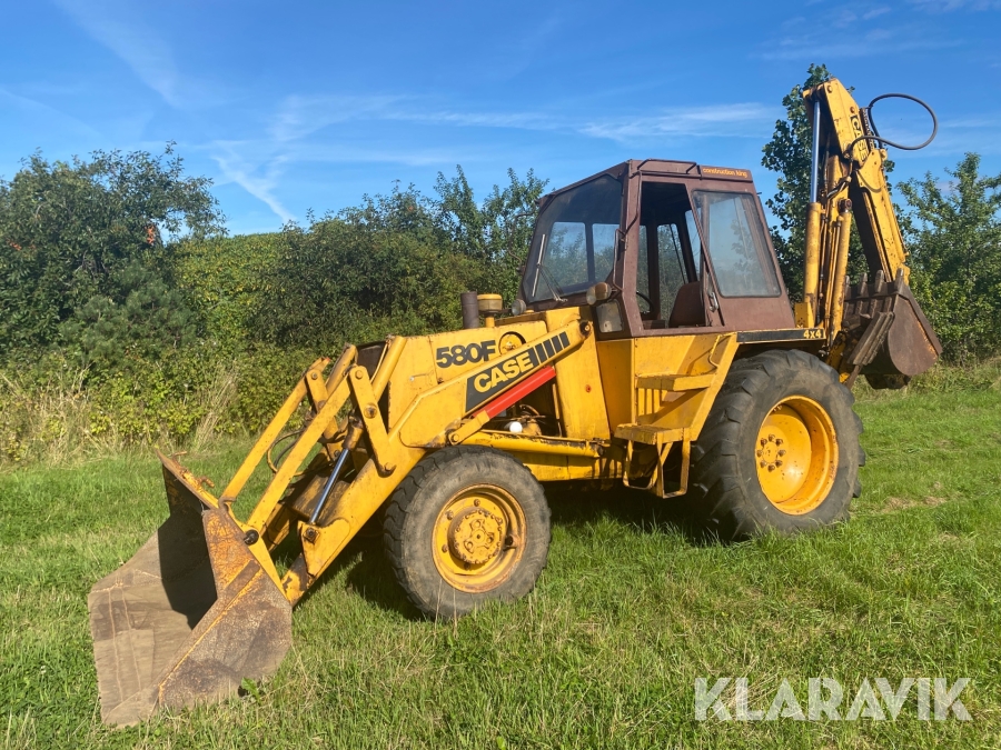 Traktorgrävare Case 580 F