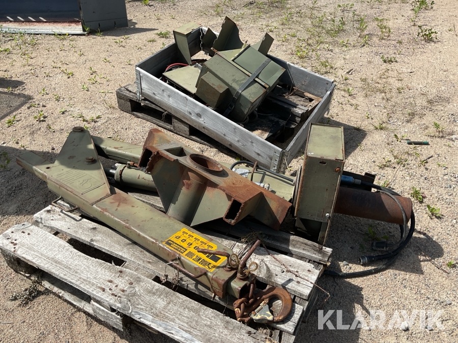 Komplett militär lastkran Hiab MTC 1600