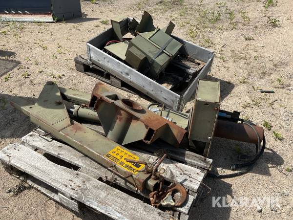 Komplett militär lastkran Hiab MTC 1600