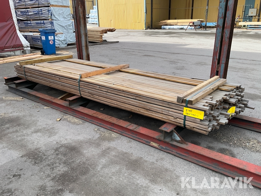 Virkespaket impregnerad hyvlad 22x45 750 Löpmeter