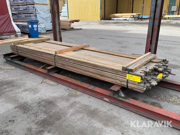 Virkespaket impregnerad hyvlad 22x45 750 Löpmeter