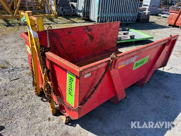 Materialbask Starke Arvid 33300 kedjetömmande 2000 liter & 1500 kg