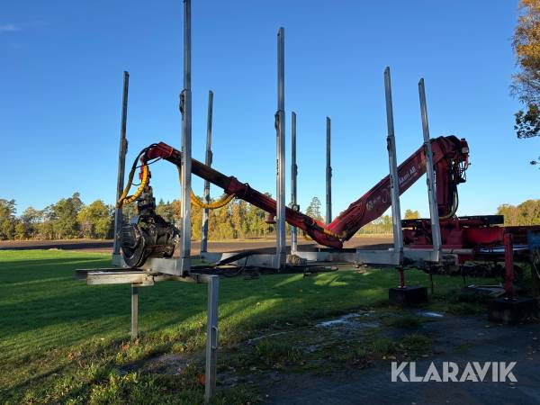 Timmerrede med kran Joab Cameleont Epsilon 7.73 med grip och rotator