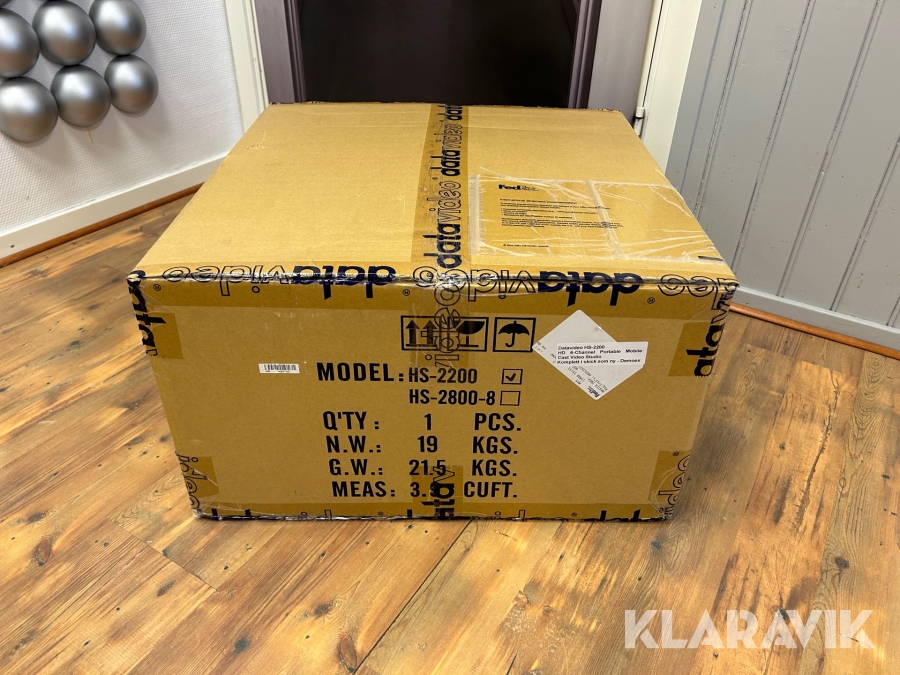 6-kanals mobil videostudio Datavideo HS-2200