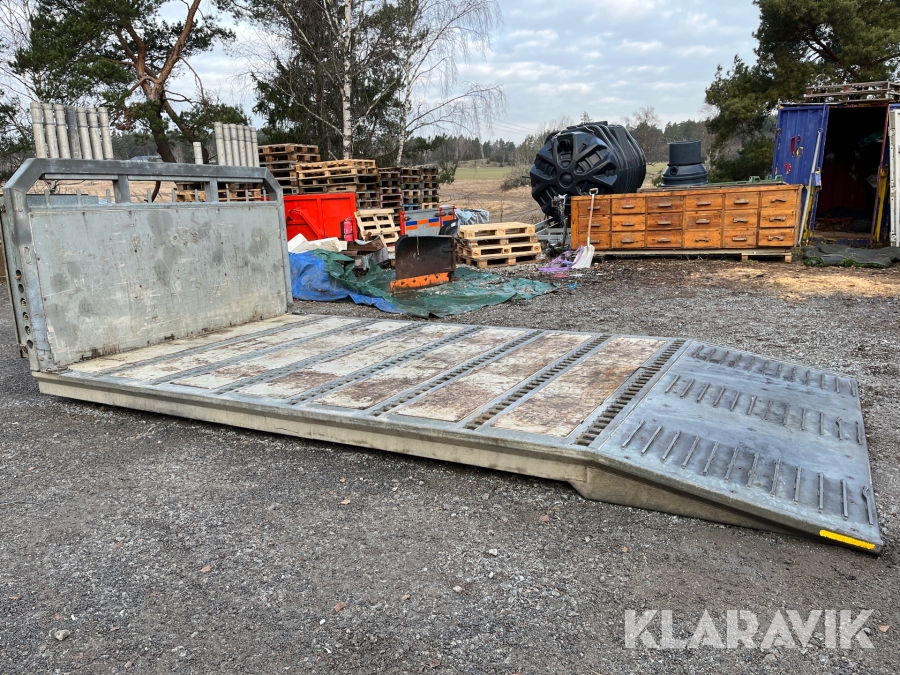 Maskinflak / lastväxlarflak, Sigtuna, Klaravik auktioner