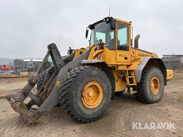 Hjullastare Volvo L120E med redskap