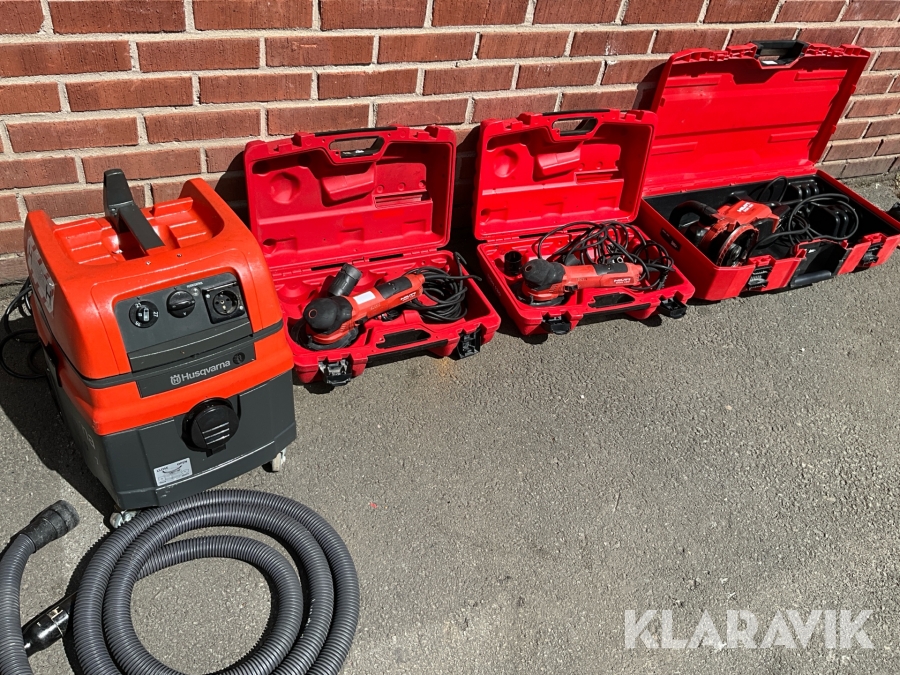 Betongslip Hilti, Husqvarna DGH 150, DGH 130, IS S11H