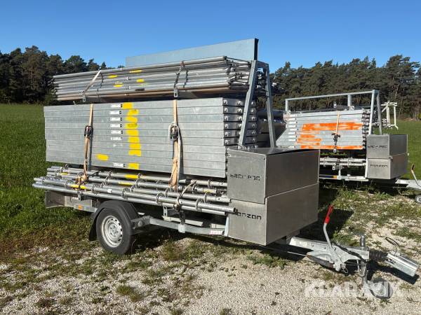 Ställningstrailer Monzon Tysse modular light backpack aluminium