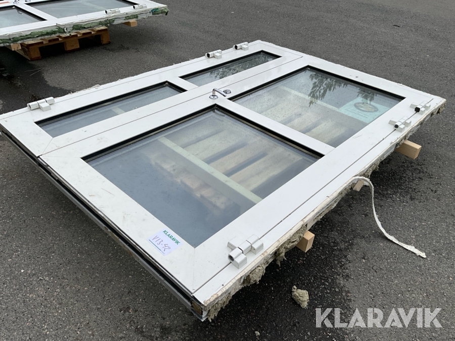 Entrédörr lättmetall 1480x2090