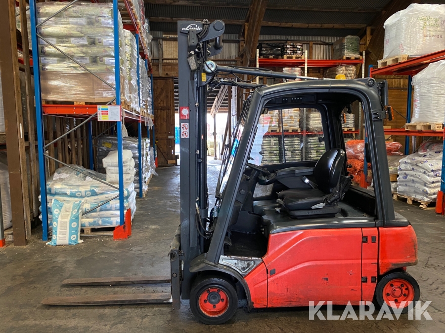 Klaravik Auktioner | Eltruck Linde E20PL