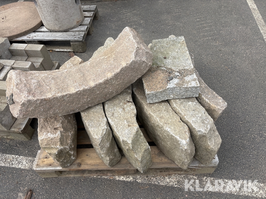 Marksten / kantsten kurvade