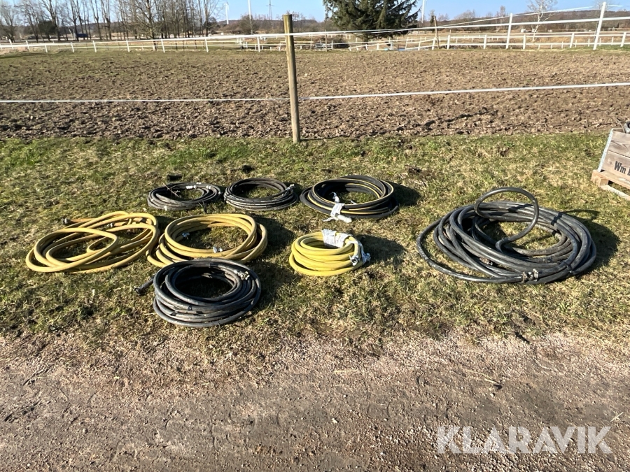 Diverse luftslangar till jordraketer