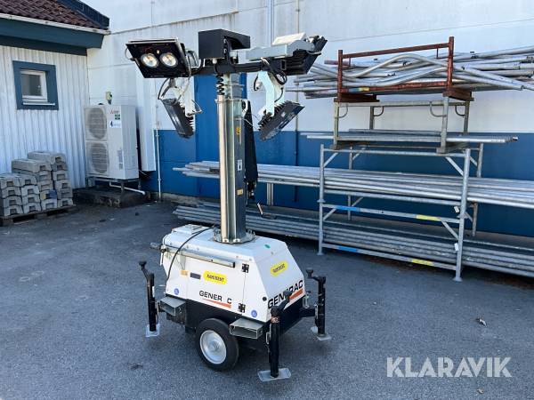 Belysningsmast Generac Link T3 6,7 m, LED