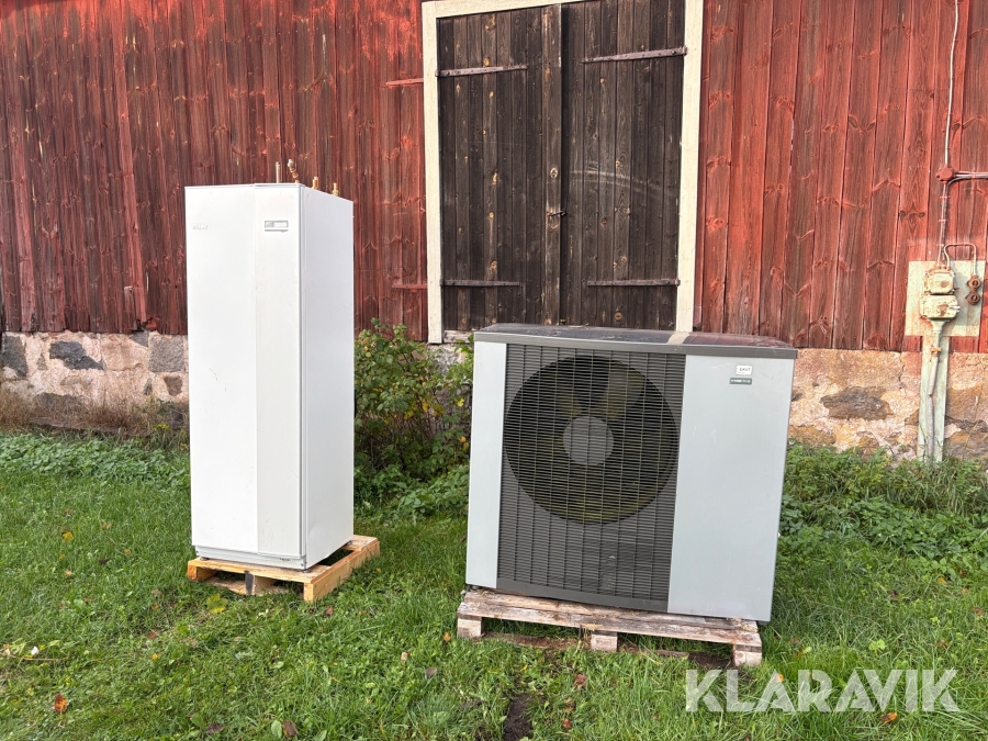 Värmepump Nibe 2120-16 & VVM 310 inne & utedel