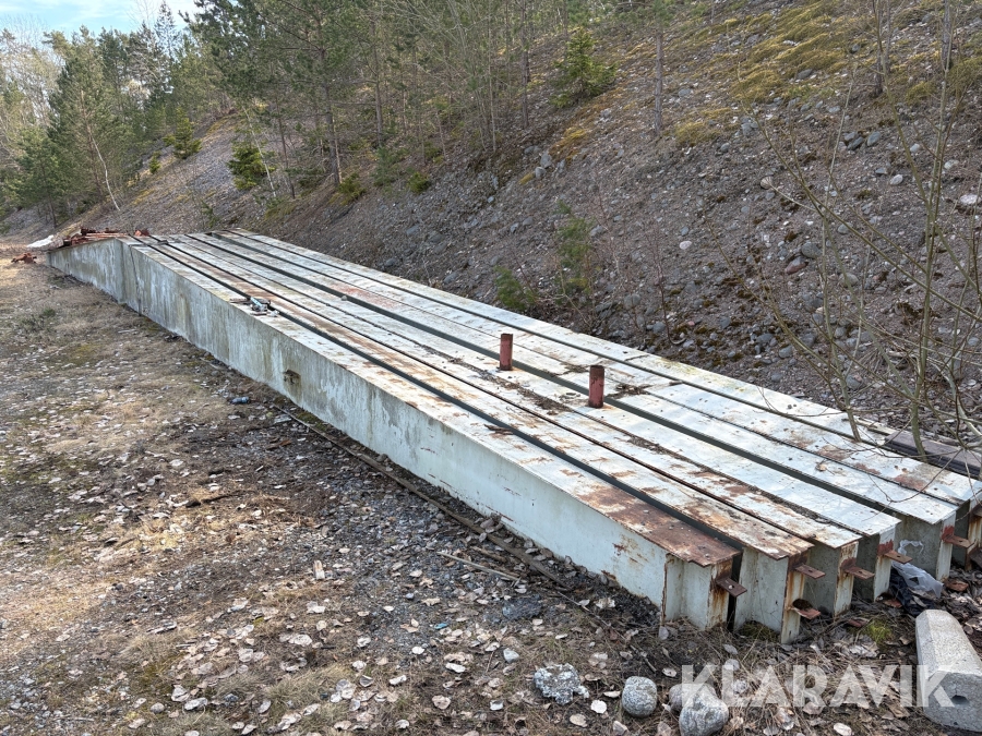 Komplett stålhallsstomme
